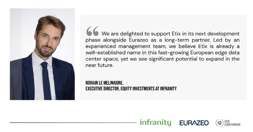 Infranity joins Etix Everywhere capital