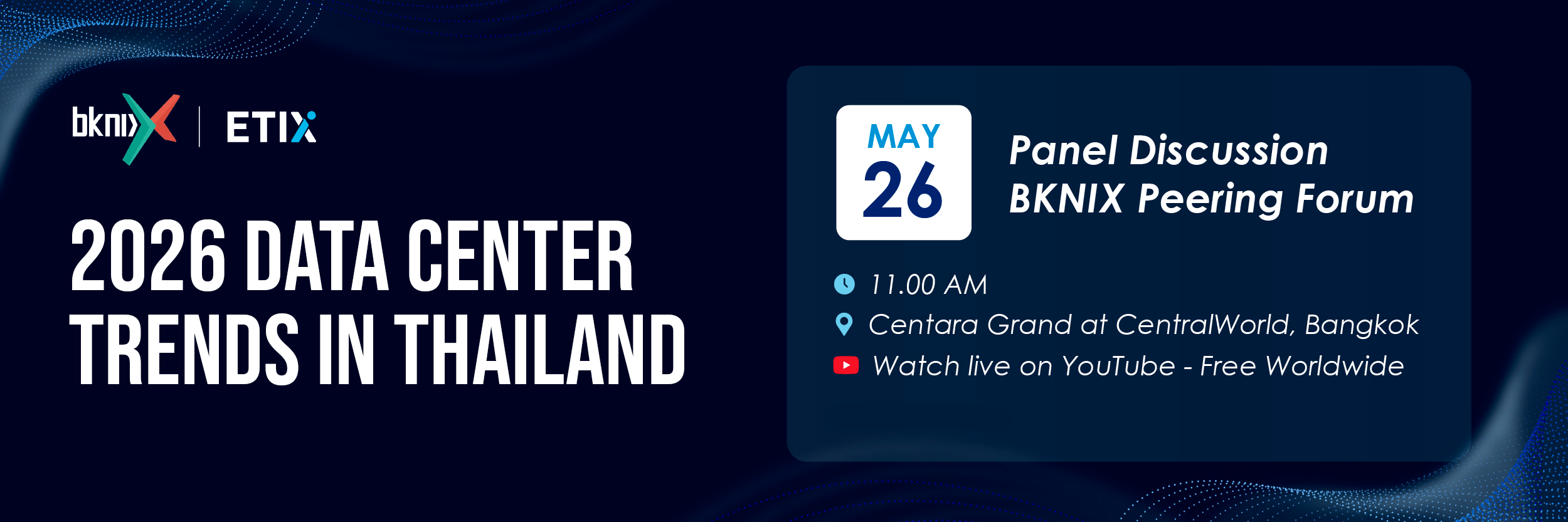 Data center trends in Thailand 2025 event banner