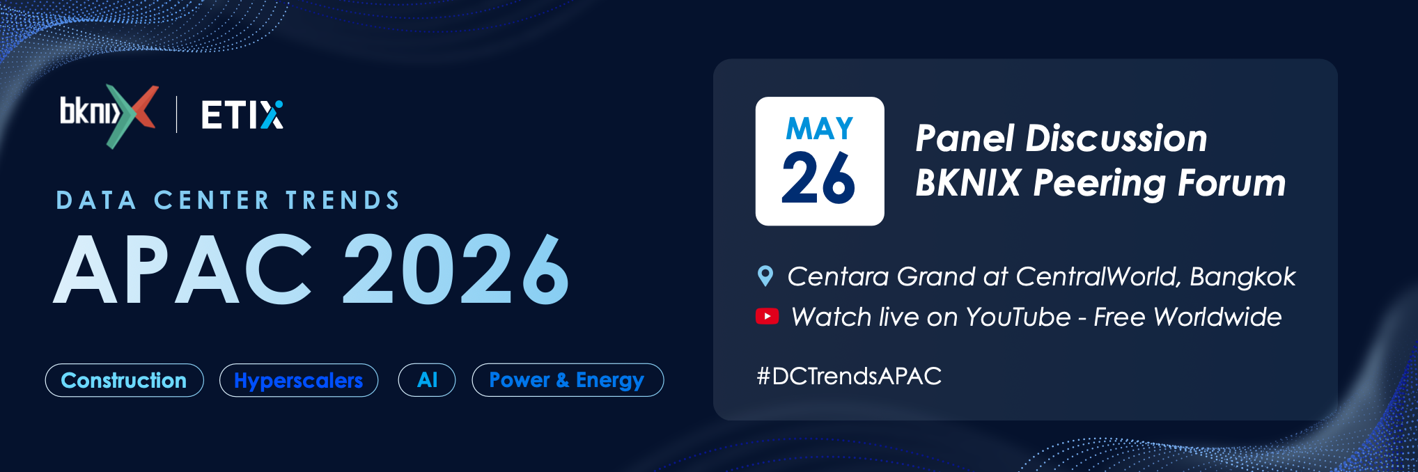 Data center trends in Thailand 2025 event banner